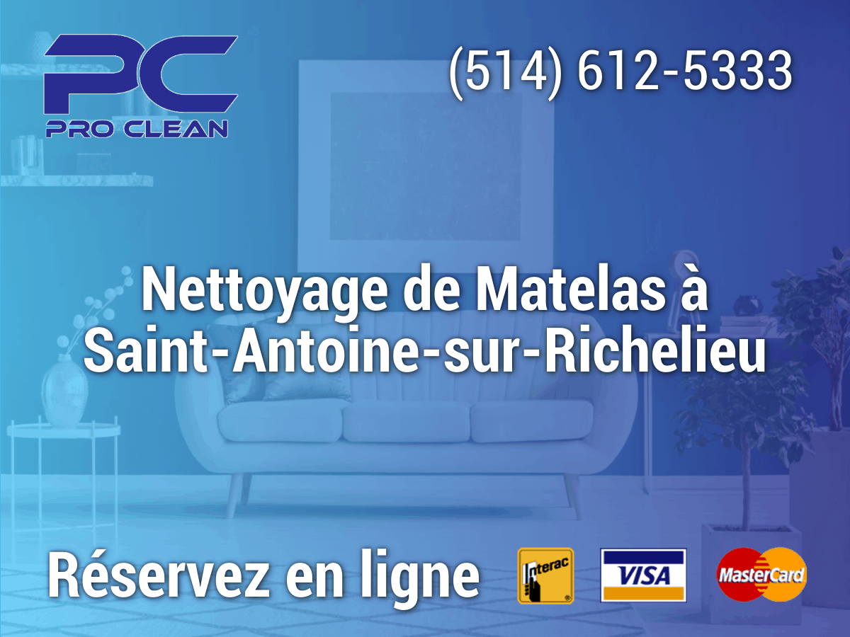 Read more about the article Nettoyage de matelas à Saint-Antoine-sur-Richelieu