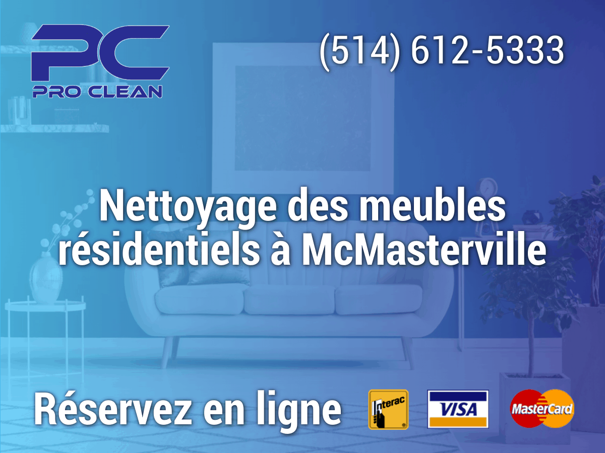 Read more about the article Nettoyage de meubles résidentiels à McMasterville