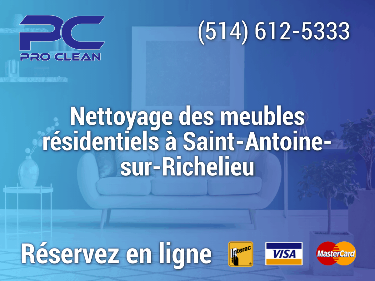 Read more about the article Nettoyage de meubles résidentiels à Saint-Antoine-sur-Richelieu