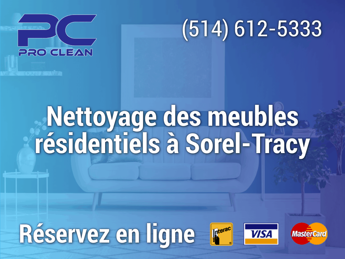 Read more about the article Nettoyage de meubles résidentiels à Sorel-Tracy